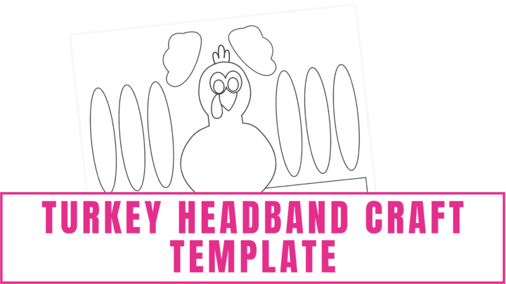 Turkey Headband Craft Template