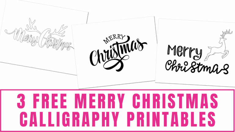 Free Printable Merry Christmas Bubble Letters