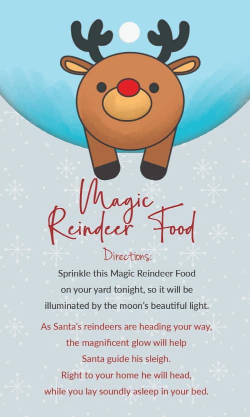 Magic Reindeer Food, Magic Reindeer Dust, Reindeer Food, Reindeer Fuel