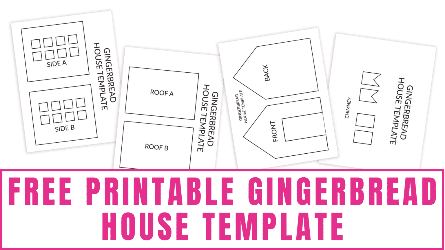 Free Printable Gingerbread House - Free Printable Gingerbread House Template 1 1536x864 