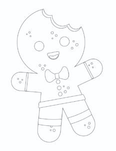 9 Free Printable Gingerbread Man Templates