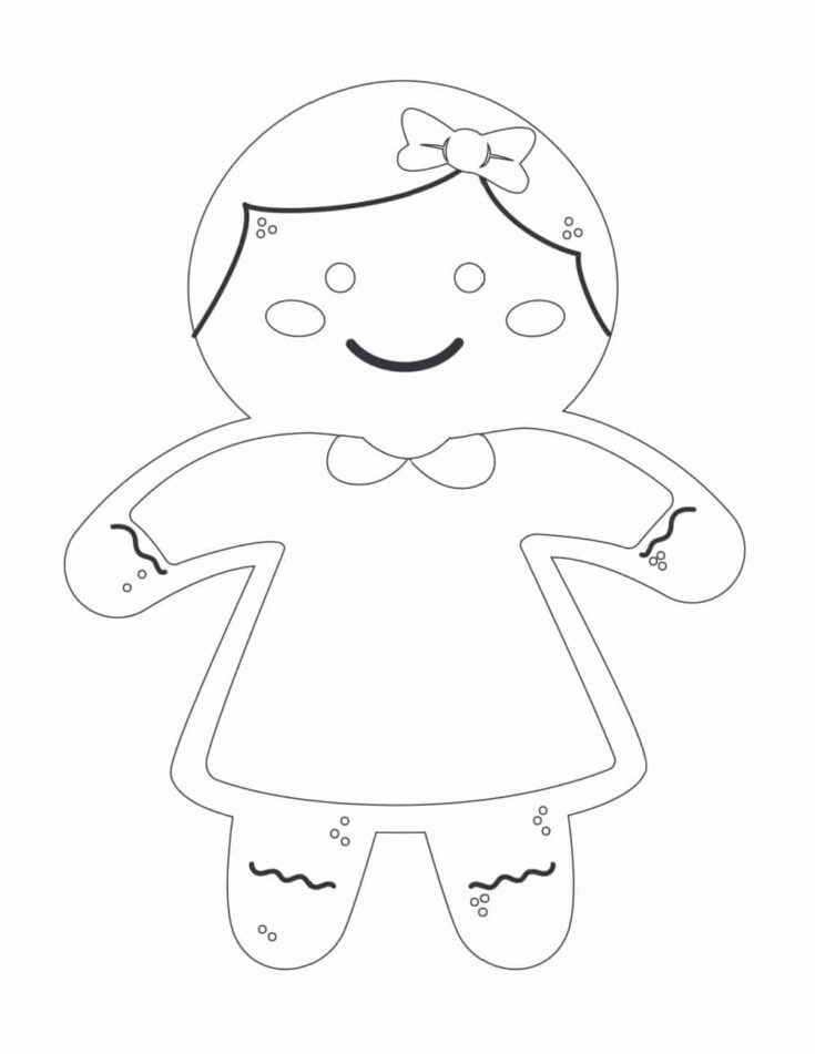 9 Free Printable Gingerbread Man Templates