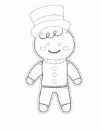 9 Free Printable Gingerbread Man Templates