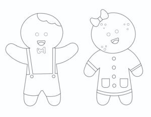 9 Free Printable Gingerbread Man Templates