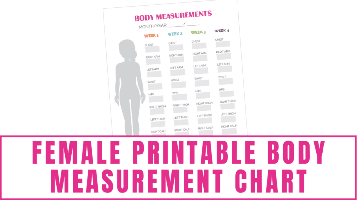 Female Printable Body Measurement Chart