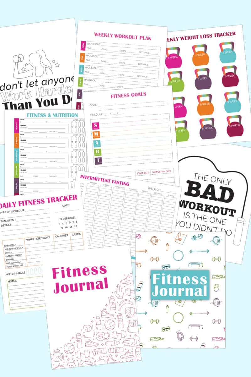 Fitness Printables