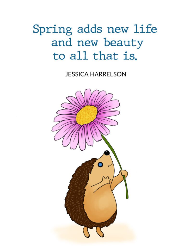 These free printable inspirational short spring quotes remind you how much beauty and new life the season brings.