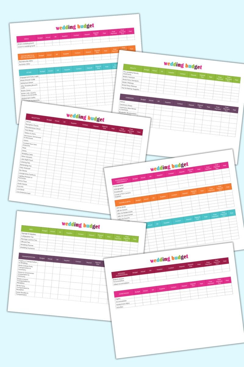 Budget Planner Printables