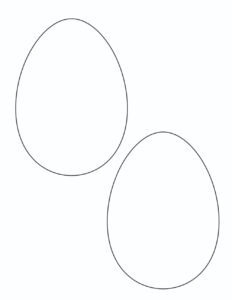 3 Free Easter Egg Template Printables - Freebie Finding Mom