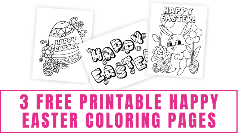 3 Free Printable Happy Easter Signs