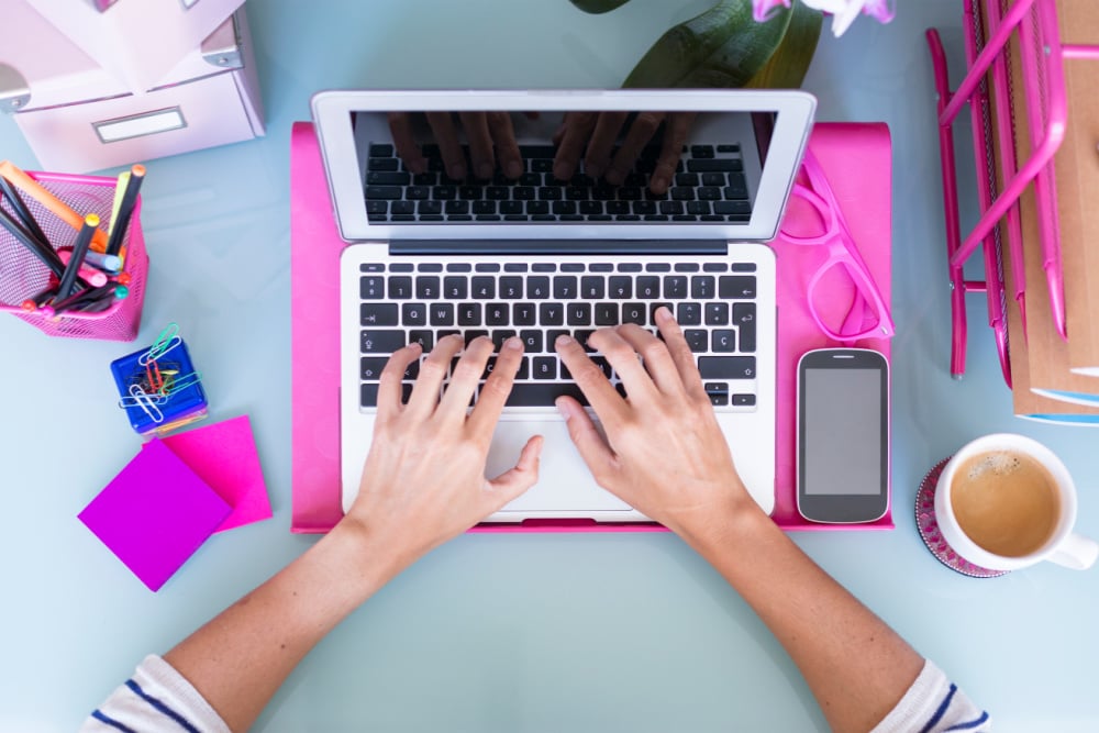 typing on free printable business letter template