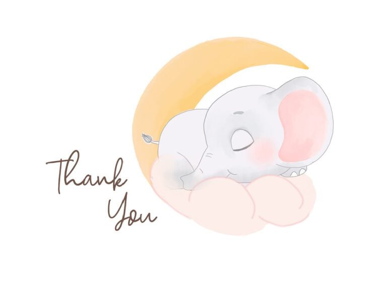 3 Printable Baby Shower Thank You Cards Freebie Finding Mom
