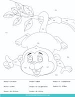 Printable Multiplication Color By Number Worksheets (PDF Downloads)
