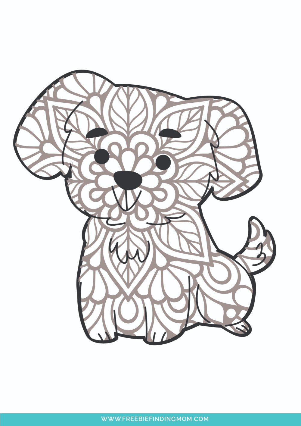 Cute Animal Shapes Coloring Pages Printable for Adults and Kids
