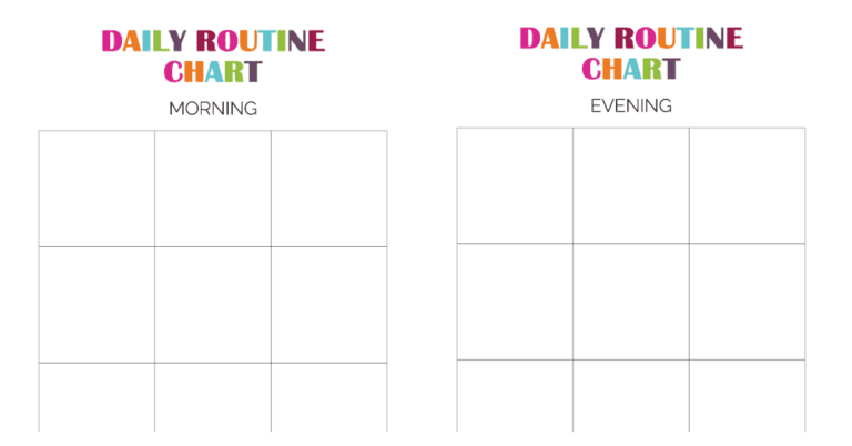 Schedule For Kids At Home Printable