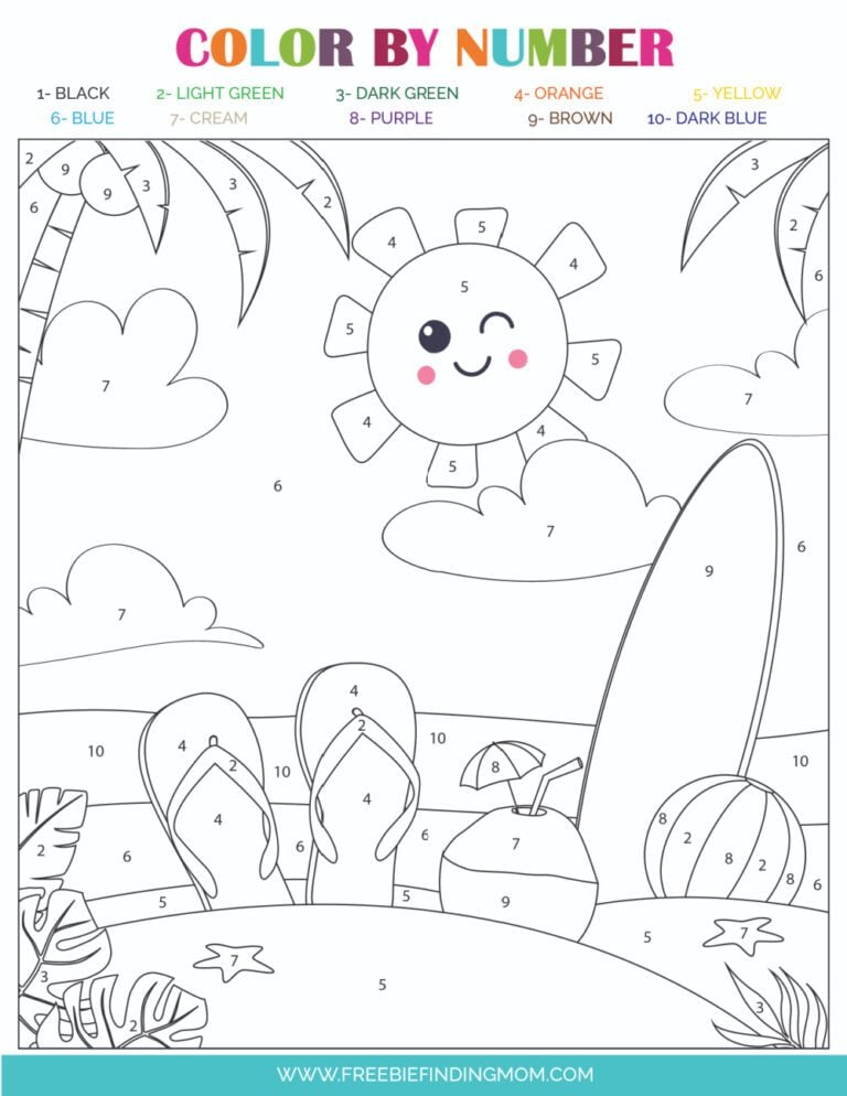 Free Printable Color by Number for Adults (PDF Downloads) Free Printable Color by Number for Adults (PDF Downloads)