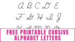 ABC Letters Printable Tracing Worksheets