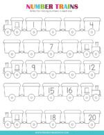 Printable Tracing Numbers Worksheets for Kindergarten