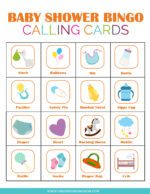 Baby Shower Bingo Cards (Printable PDF)