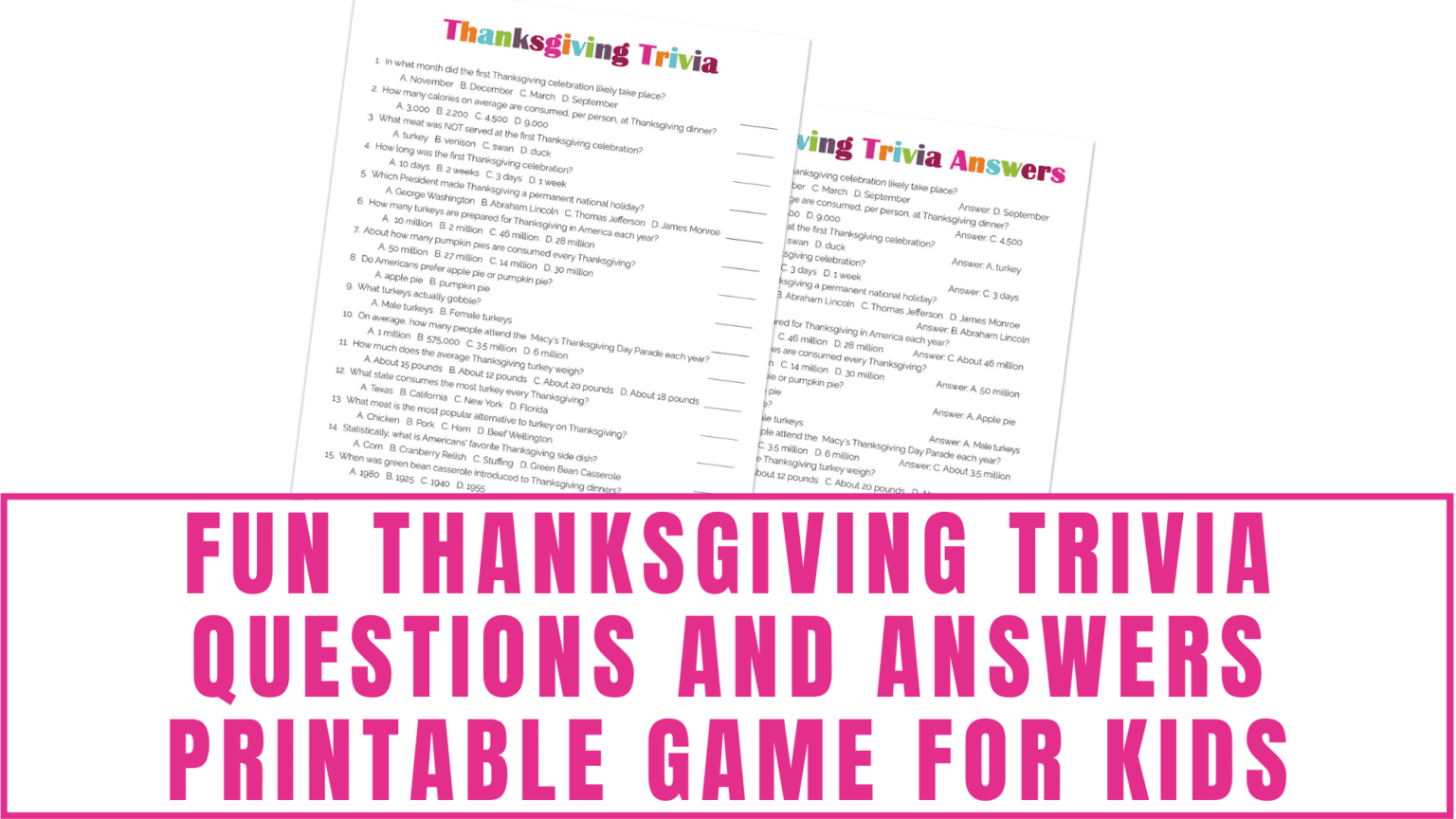 Fun Thanksgiving Trivia Questions And Answers Printable Game For Kids fun-thanksgiving-trivia-questions-and-answers-printable-game-for-kids