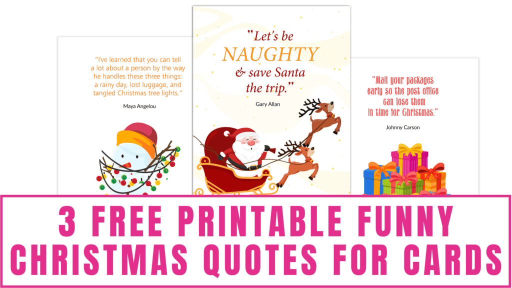 funny christmas quotes for cards