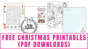 Free Christmas Printables (PDF Downloads)