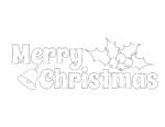 Free Printable Merry Christmas Bubble Letters - Freebie Finding Mom