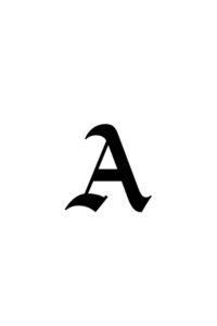 Free Printable Old English Calligraphy Alphabet