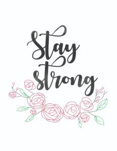 Free Printable Calligraphy Quotes with Drawings