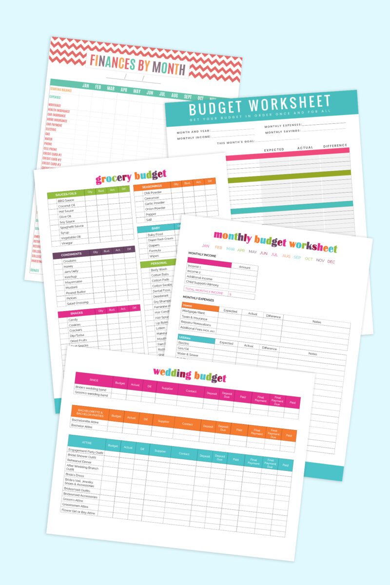 Budget Planner Printables Budget Planner Printables