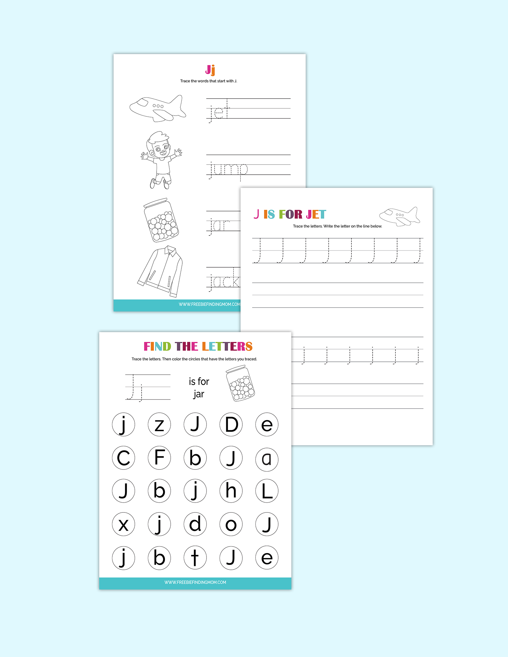 Preschool Printable Worksheets Letter J