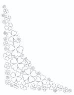 3 Free Printable Four Leaf Clover Drawings