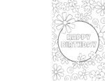 3 Printable Birthday Card Drawing Ideas