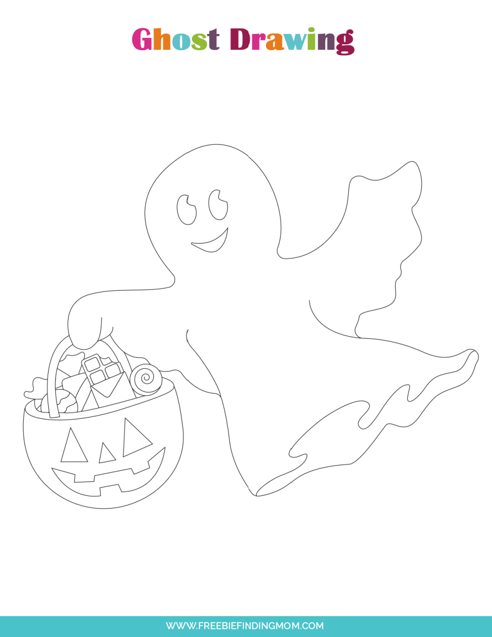 Free Printable Easy and Cute Halloween Drawings