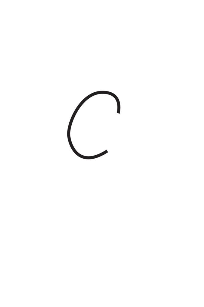 Capital Cursive C