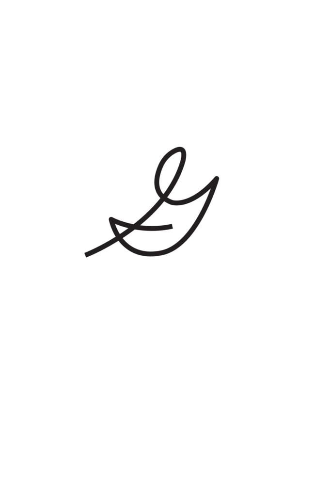 Capital Cursive G