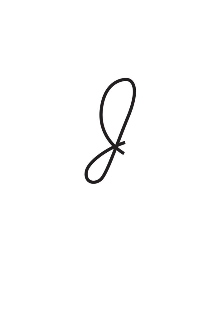 Capital Cursive J