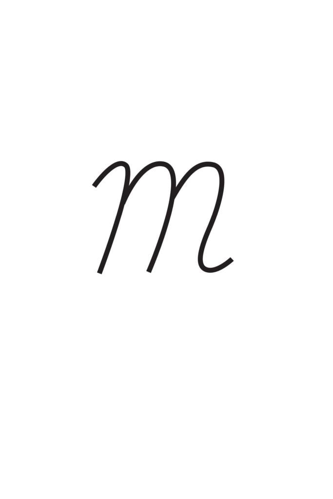 Capital Cursive M
