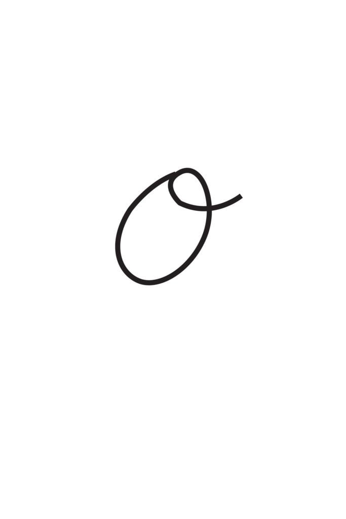 Capital Cursive O