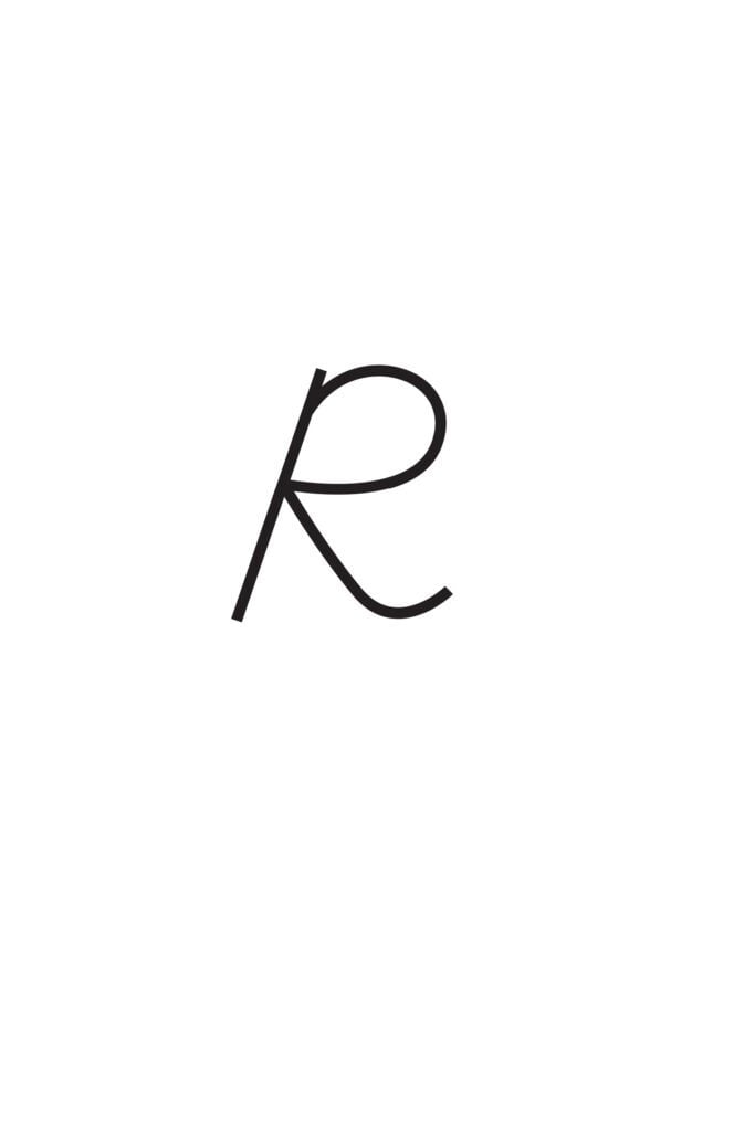 Capital Cursive R