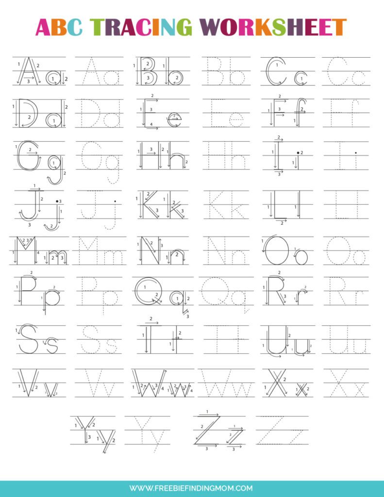 Traceable Alphabet Alphabet Worksheet Tracing Words Letter N