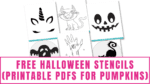 Free Downloadable Stencils: Halloween