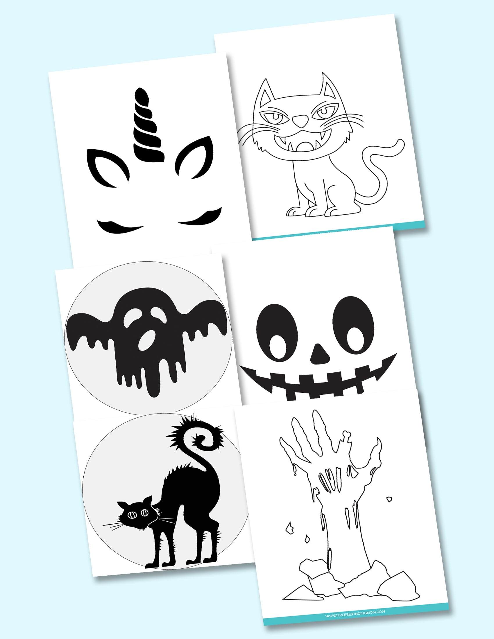 Free Downloadable Stencils: Halloween