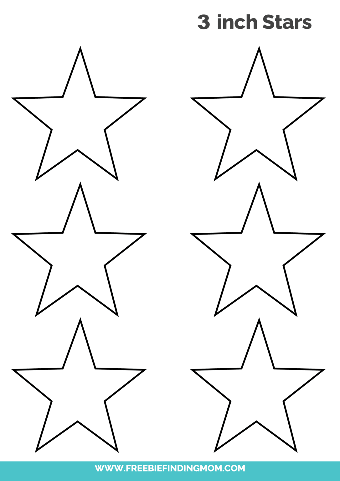 Free Star Stencils (Printable PDFs)