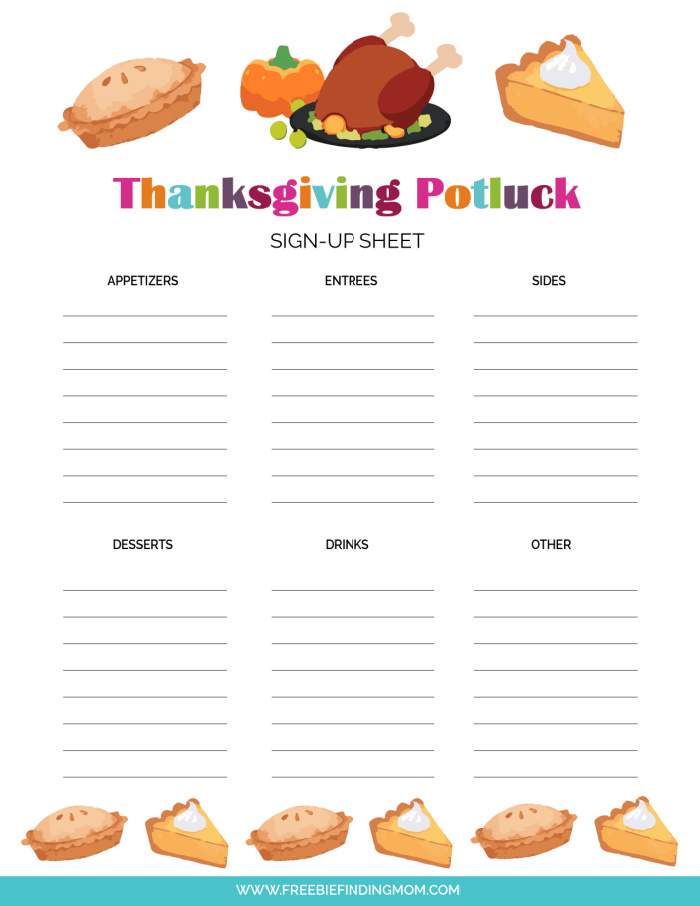 Free Editable Thanksgiving Potluck Sign Up Sheet Analytics Free Editable Thanksgiving Potluck Sign Up Sheet Analytics