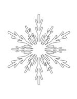 8 Free Snowflake Stencils (Printable PDFs)