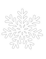8 Free Snowflake Stencils (Printable PDFs)