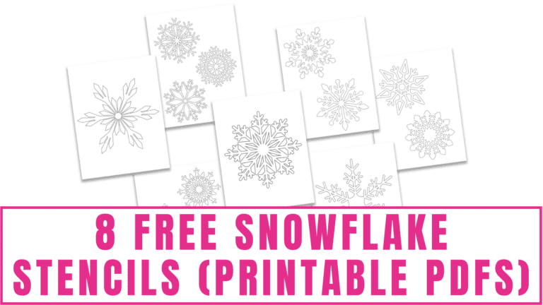 Free Printable Snowflake Stencils