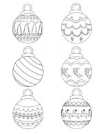 Free Christmas Ornaments Printables (PDF Downloads)