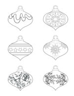Free Christmas Ornaments Printables (PDF Downloads)